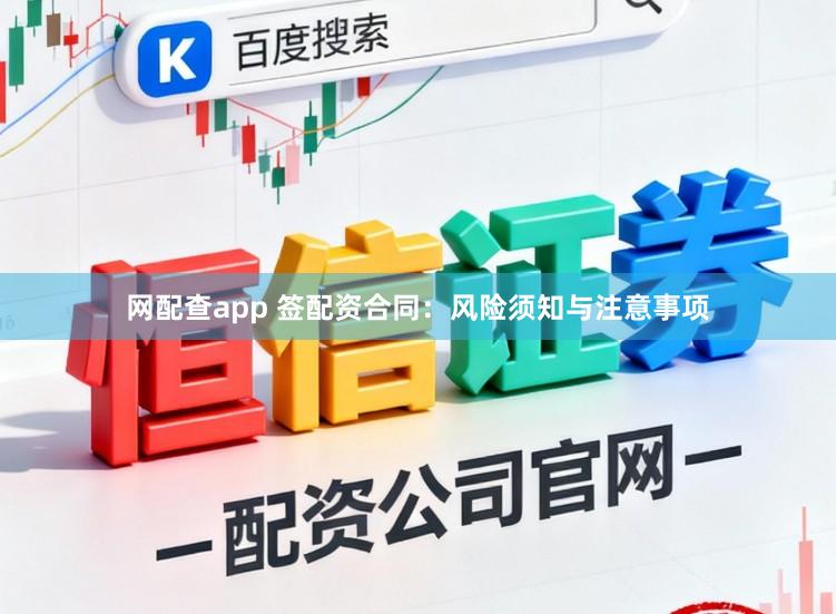 网配查app 签配资合同:风险须知与注意事项
