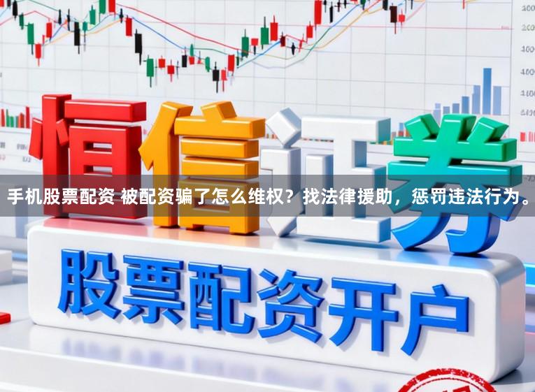 手机股票配资 被配资骗了怎么维权？找法律援助，惩罚违法行为。