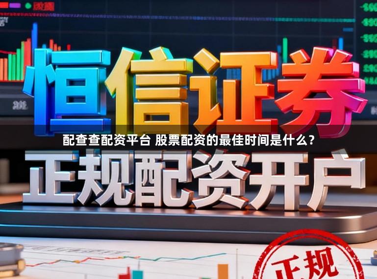 配查查配资平台 股票配资的最佳时间是什么？