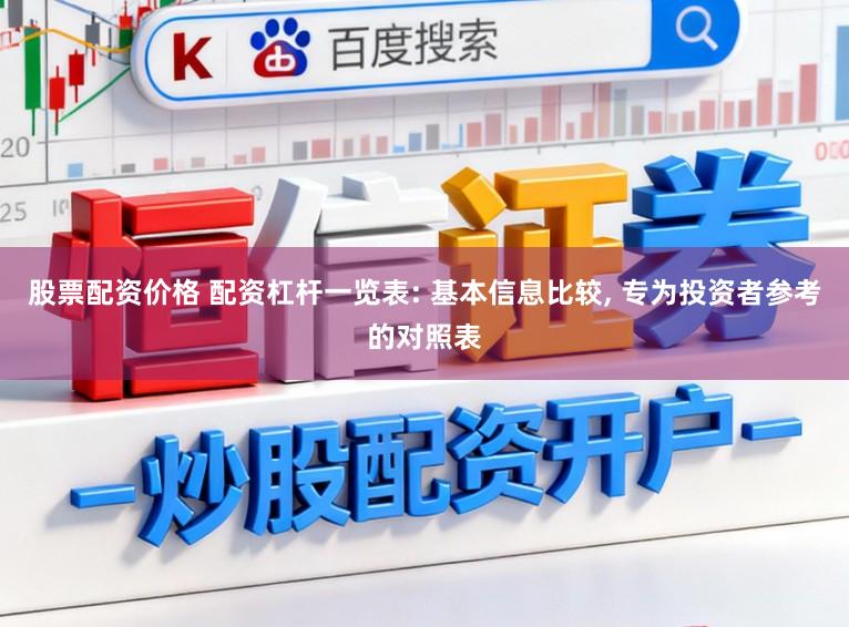 股票配资价格 配资杠杆一览表: 基本信息比较， 专为投资者参考的对照表